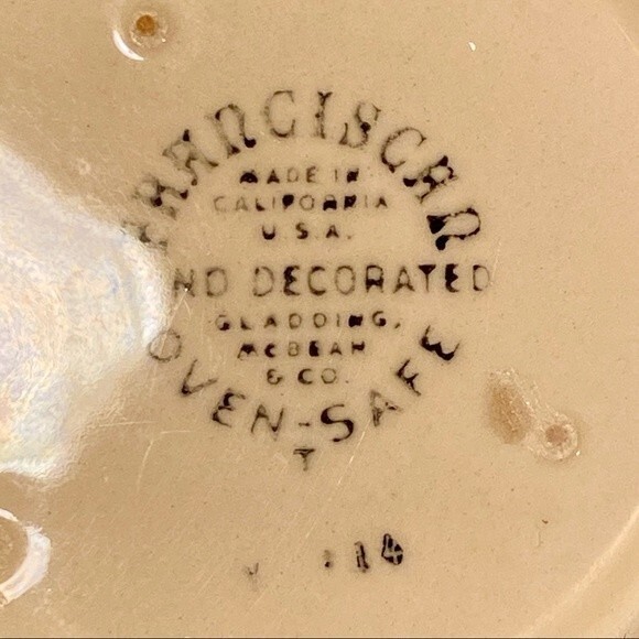 3 Vintage Franciscan Desert Rose Bread & Butter Dessert Plates - Picture 5 of 7